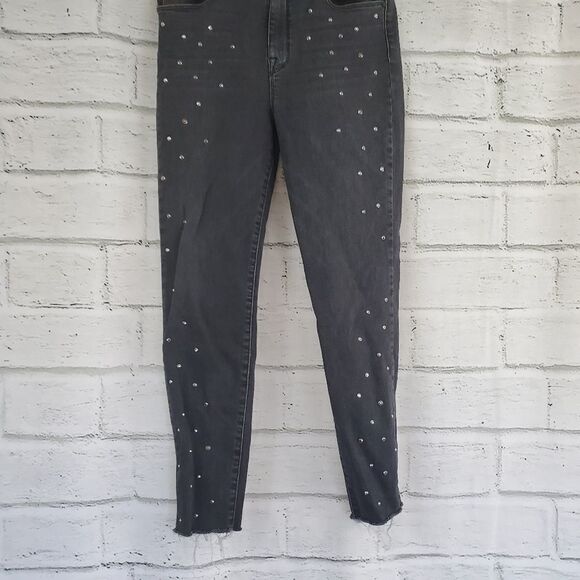 Sanctuary high rise embellished ankle jeans black - Picture 2 of 8